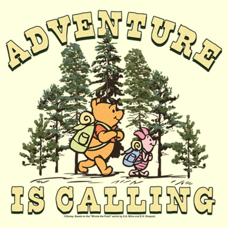 Men's Winnie the Pooh Adventure Is Calling T-Shirt, 2 of 5