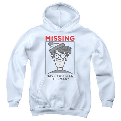 Boys’ Wheres Waldo Missing Hooded Sweatshirt