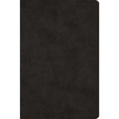 Large Print Bible-ESV - (Leather Bound)