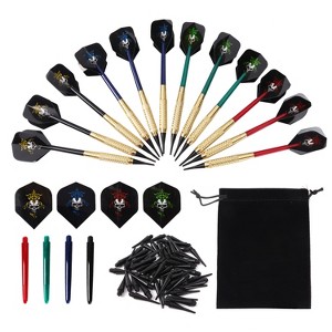 GSE 12 Pcs of 18 Grams Soft Tip Darts for Electronic Dart Board with 60 of Free Dart Tips & Storage Bag  (Deluxe) - 1 of 4
