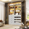 Besiost Closet Organizer System with Wood Drawers and Shelves - 2 of 4