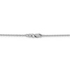 Black Bow Jewelry 1.5mm 14k White Gold Diamond Cut Solid Rolo Chain Necklace - 4 of 4