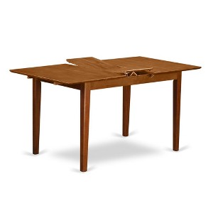East West Furniture, Picasso  Table  32  in  x  60in  with  12  in  butterfly  leaf - 1 of 3