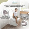 Dolu Nuve Toddler Toilet Training Seat Insert with High-Arched Backrest, Grey - 4 of 4