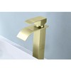 Vynxaria Waterfall Spout Single Handle Bathroom Sink Faucet - 2 of 4