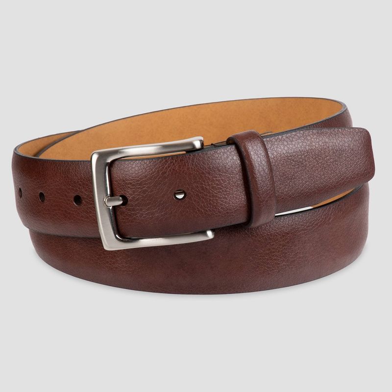 Men's Big & Tall Feather Edge Pebble Belt - Goodfellow & Co™ Brown, 1 of 6