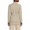 Lands' End Women's Fine Gauge Milano Belted Long Line Cardigan Sweater - 2 of 3