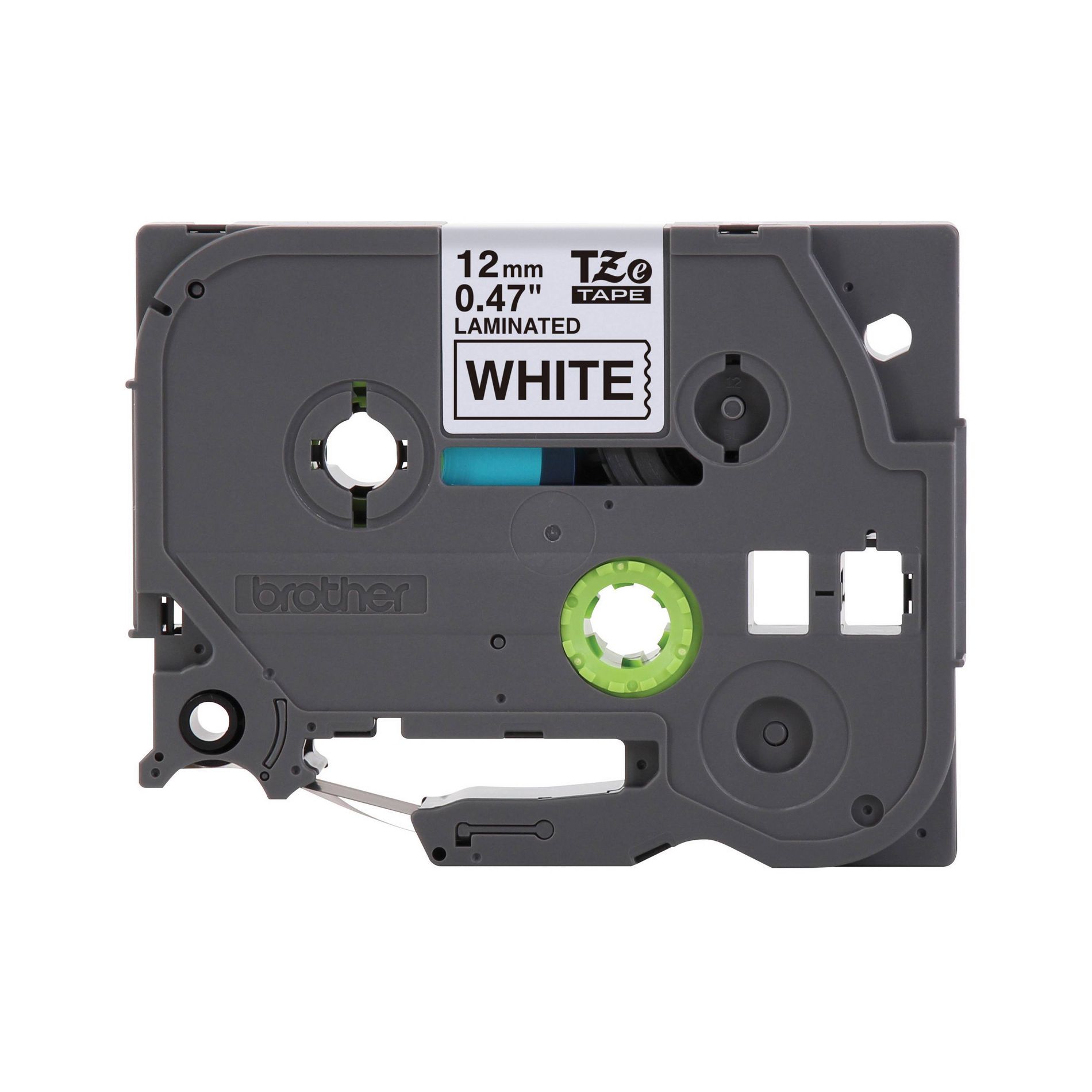 Brother P-touch TZe231 Label Tape: 12mm Black Ink, Label Maker Tape Cartridge, 90-Day Warranty