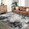 Area Rug, Ultra-Soft Washable Rug for Living Room, Dinner Room, Bedroom, Non-Slip Modern Abstract Rug - 2 of 4