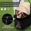 Itopfox Extra Large Pet Stroller for 3 Small Pets up to 50lbs, Heavy-Duty Stable Design with Shock Absorbing Wheels & Locking Brakes for Walking - 2 of 4