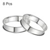 Unique Bargains Stainless Steel Double Rolled Nonstick Durable Cake Rings - 3 of 4
