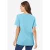Woman Within Plus Size Perfect Short-Sleeve V-Neck Tee - 3 of 4