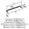 Amerock Coble Pull for Cabinets, Drawers, and Furniture - 3 of 4