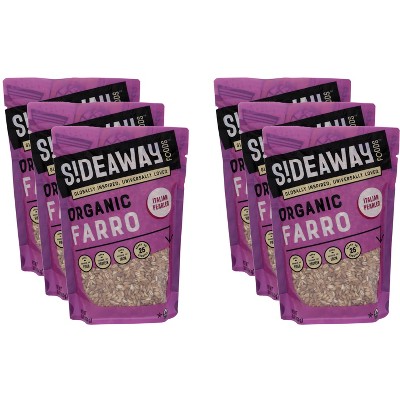 Sideaway Foods Organic Farro - Case of 6 - 16 oz.