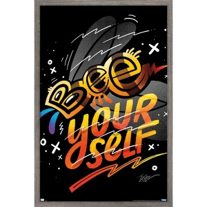 Trends International Jason Naylor - Bee Yourself Framed Wall Poster Prints - 1 of 4