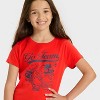 Girls' Hello Kitty & Friends 'Go Team' Short Sleeve T-Shirt - Orange - 2 of 4