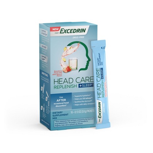 Excedrin Melatonin Headcare Replen+sleep - 16ct : Target