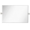 Hamilton Hills 20" X 30" Rectangle Pivot Wall Mirror Including Brushed Gold Squared Wall Brackets - 4 of 4