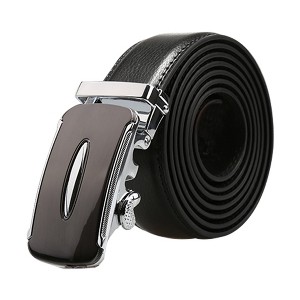 INSPIRE CHIC Men's Automatic Alloy Buckle Holeless Belt - 1 of 4