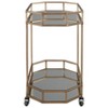 Daymont Bar Cart Gold Finish - Signature Design by Ashley - 3 of 4