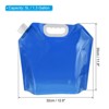 Unique Bargains Plastic Camping Hiking Collapsible Water Container Reservoirs 5L/1.3 Gallon 4 Pcs - 2 of 4