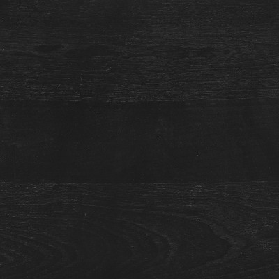 Black Wood and Cane High Back Dining Chairs, Set of 2