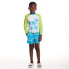 Andy & Evan  Toddler  Palm Tree Graphic Rashguard Set - 4 of 4
