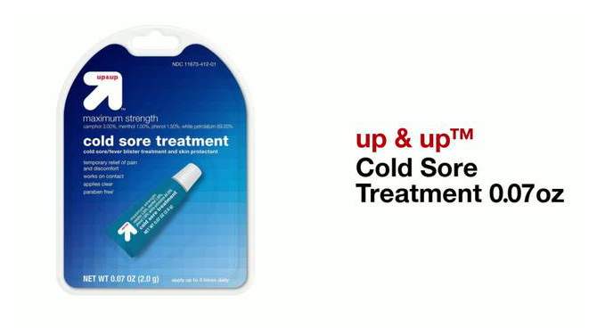 Cold Sore Treatment 0.07oz - up &#38; up&#8482;, 2 of 6, play video