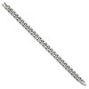 Black Bow Jewelry Men's 10mm Titanium Polished Curb Chain Bracelet, 8 Inch - 2 of 4