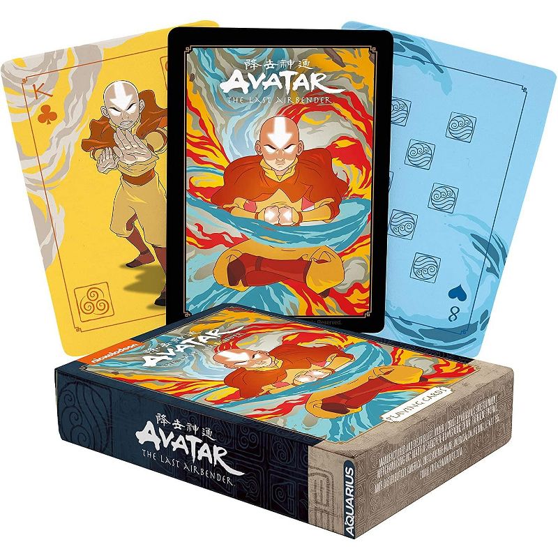 Aquarius Puzzles Avatar The Last Airbender Playing Cards, 1 of 5