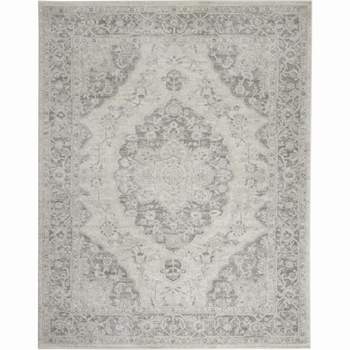 Nourison Tranquil TRA05 Ivory/Grey Indoor Area Rug