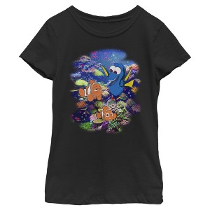 Girl's Finding Dory Coral Reef Friends T-Shirt - 1 of 3