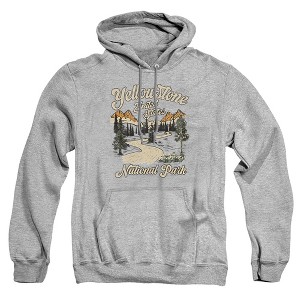 Men's Yellowstone National Park Vintage Pull-Over Hoodie - 1 of 4
