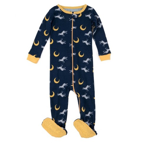 Leveret Kids Footed Cotton Moose – Leveret Clothing