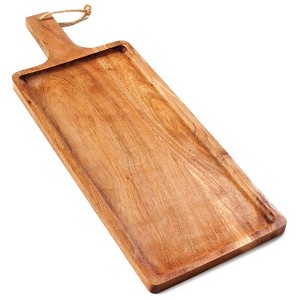 The Lakeside Collection Charcuterie Boards - Wooden Appetizer Tray and Cheese Board - Large 1 Pieces - 1 of 2