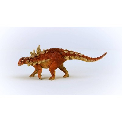 Gastonia Red and Beige Dinosaur Figurine with Spikes