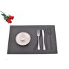 Knife & Fork Jacquard 12" x 18" In. PVC Fiber Woven Non-Slip Washable Placemat Set of 4 - 2 of 3