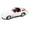 1982 Chevrolet Corvette White w/Black Top & Red Interior Limited Edition to 2644 pcs 1/64 Diecast Model Car by Johnny Lightning - 2 of 3