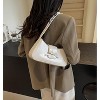 Shoulder Bag for Women, Hobo Handbags Trendy Purses Patent Leather Clutch Bag - 3 of 4