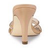 Allegra K Women's Rhinestone Strappy Heel Mules - 3 of 4