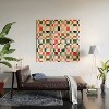 Ninola Design Watercolor checker Yuletide Wood Wall Mural - Society6 - 2 of 2