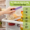 WeeSprout 100% Silicone Reusable Food Storage Bags - Set of 6 (Two 6 Cup, Two 4 Cup, and Two 2 Cup) - 2 of 4