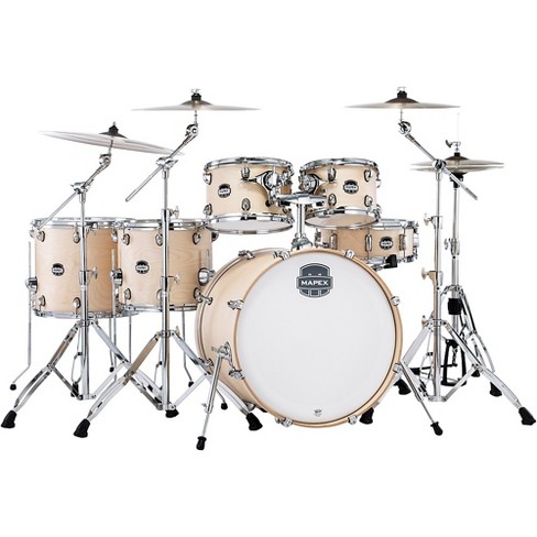 Mapex Mars Maple Studioease 6-Piece Shell Pack With 22" Bass Drum Natural Satin - image 1 of 3