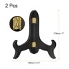 Unique Bargains Wooden Rotatable Foldable Book Decorative Easels or Stands 2 Pcs - 2 of 4