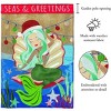 Seas and Greetings Red and Blue 13 X 19 Polyester Outdoor Hanging Garden Flag - 2 of 2