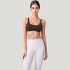 Anna-Kaci Active Women's Scoop Neck Sports Bra with Wide Straps and Seamless Design - 4 of 4
