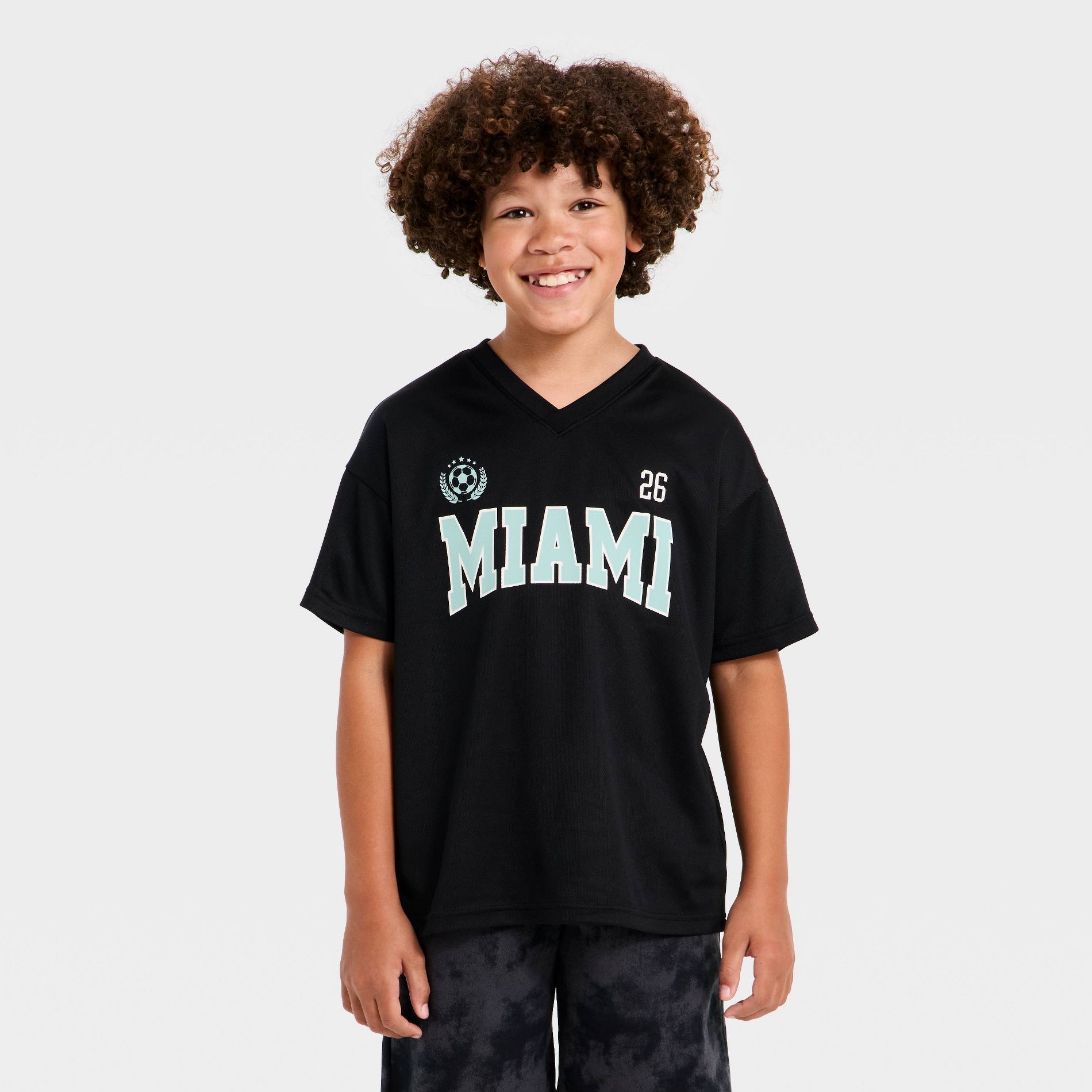 Boys' Short Sleeve Printed Jersey - Cat & Jack™