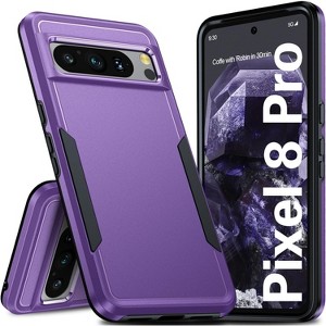 Entronix Case Compatible with Pixel 8 Pro - Soft-Touch Dual-Layer Sleek Cover - 1 of 4
