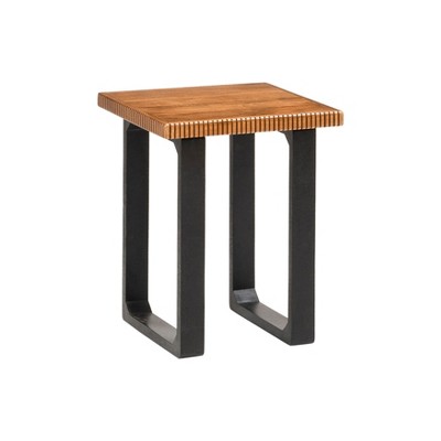 MH London Rosa  22" Solid Wood End Table with Square Top