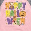 Girls' - Garfield - Happy Halloween Shirt Tail Raglan Graphic T-shirt - 2 of 3